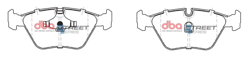 DBA 90-06 Audi 200 (w/ATE Brakes) Front Street Series Brake Pads - DB1131SS