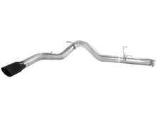 Load image into Gallery viewer, aFe Atlas Exhausts DPF-Back Aluminized Steel Exhaust Dodge Diesel Trucks 07.5-12 L6-6.7L Black Tip - 49-02016-B