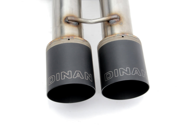 Dinan 14-24 Mini Cooper S (F56) 3-Door Free Flow Axleback Exhaust System - Black Tips - D660-0062-BLK