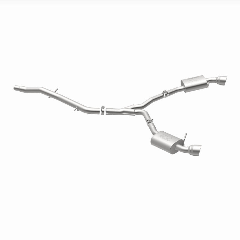 MagnaFlow 18-19 Audi A5 Dual Exit Polished Stainless CatBack Exhaust - 3in Main Piping Diameter - 19390