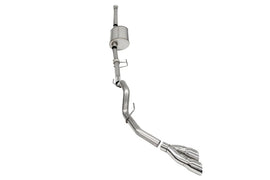 Corsa 2021-2025 Ford F-150 SuperCrew/6.5in Bed 3.5L V6 Sport Cat-Back Single Side Exit-Polished