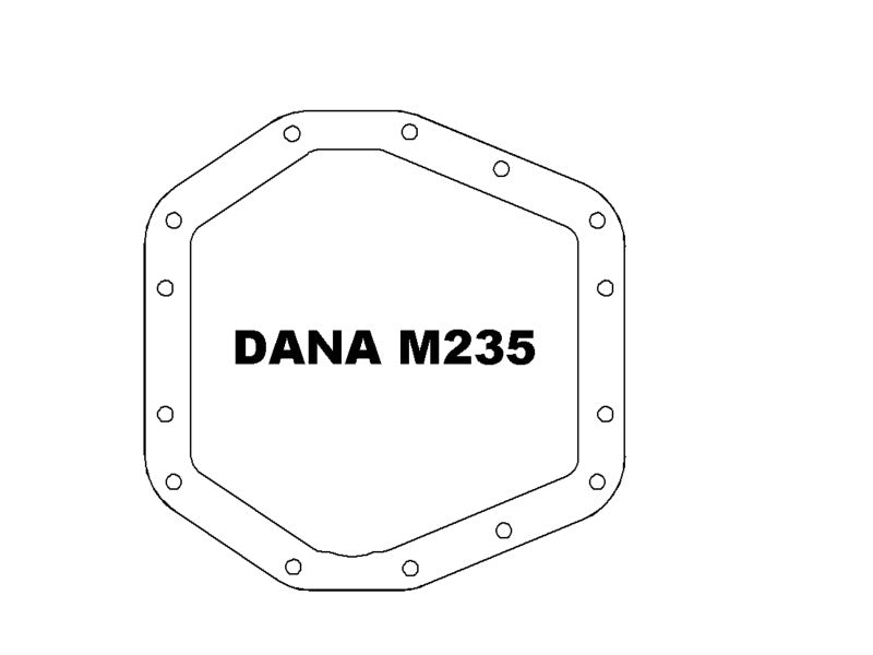 aFe POWER Street Series Front Diff Cover Raw w/ Machined Fins Ford F-250/350 23-26(Dana M235) - 46-71480A