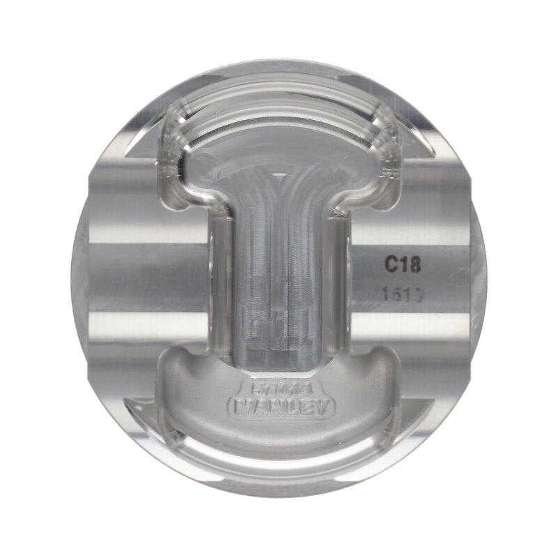 Manley 04+ Subaru WRX STi (EJ257) 75mm DE-STROKED 99.5mm STD Bore 9.8:1 Dish Piston Set with Rings - 621100C-1