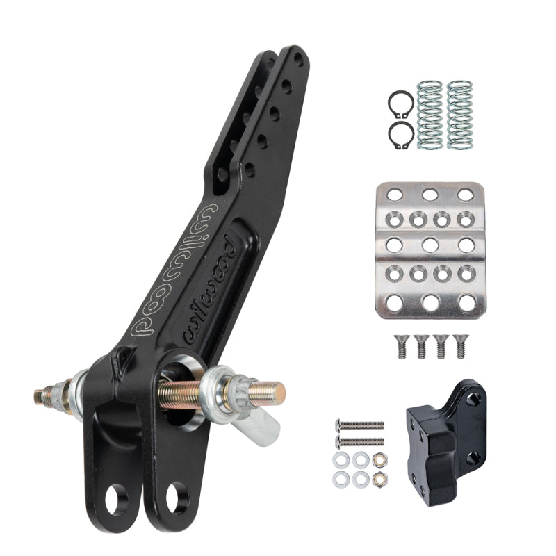 Wilwood kit pedal replacement dual brake floor MT adjustable ratio 5.25-6:1 trunnion - 340-16398