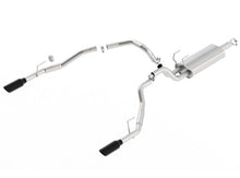 Load image into Gallery viewer, Borla 09-17 Dodge Ram 1500 5.7L V8 3in to Dual 2.5in Single Round Rolled Angle-Cut S-type Exhaust - 140308BC