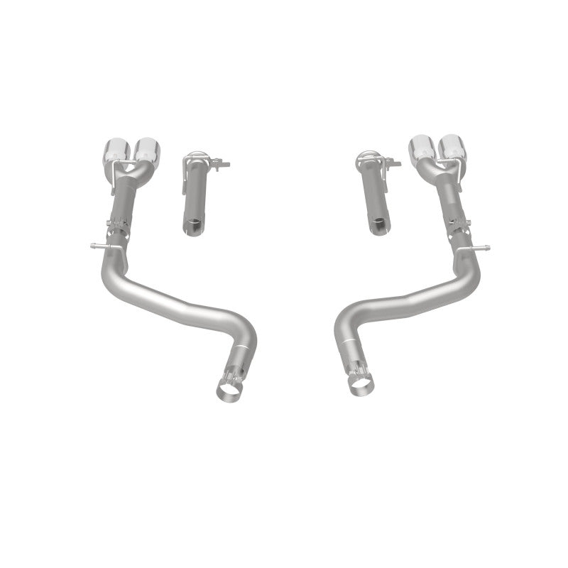 MagnaFlow Axle-Back, SS, 2.5in, Quad Split Rear 3.5in Tip 2015 Dodge Challenger R/T 5.7L - 19210