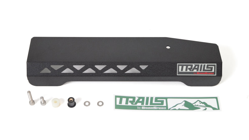 GrimmSpeed 2020+ Subaru Outback (Naturally Aspirated) TRAILS Pulley Cover - Black - TBG114020.1