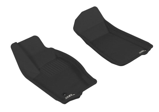 3D MAXpider 2005-2010 Jeep Grand Cherokee Kagu 1st Row Floormat - Black - L1JP00111509