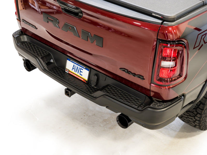 AWE Tuning 2025+ RAM 1500 3.0TT Rebel 0FG Cat-Back Exhaust w/ Diamond Black Tips - 3015-33531