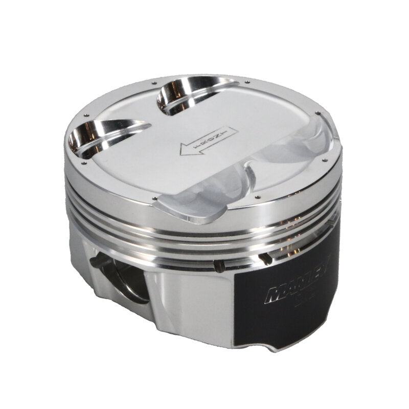 Manley Toyota 2JZGTE 94mm Stroke 86.75mm Bore -6cc Dish 10:1 CR Turbo Tuff Piston Set w/ Rings - 629307CE-6