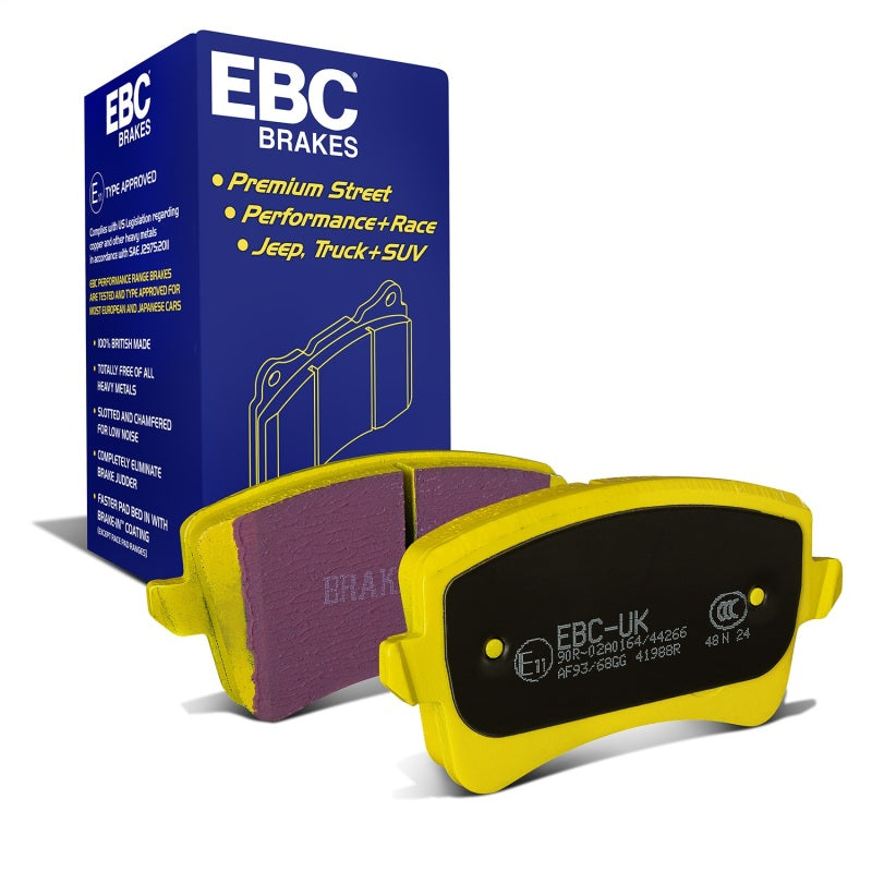 EBC 09-11 Audi A4 2.0 Turbo Yellowstuff Rear Brake Pads - DP41988R