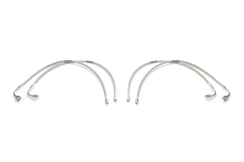 Fabtech 07-18 Jeep JK 4WD Front & Rear Extended Brake Line Kit - FTS94061