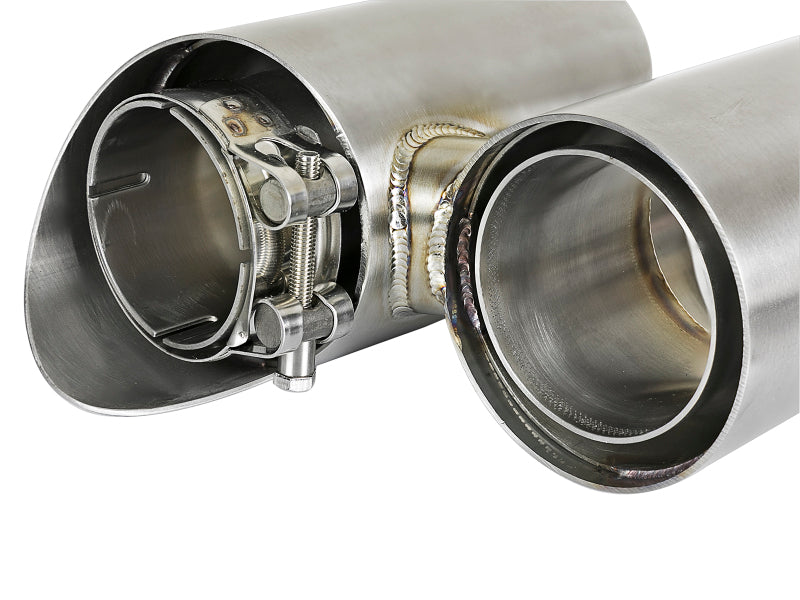 aFe MACH Force-Xp 304 SS OE Exhaust Tips Polished 12-16 Porsche 911 (C2S 991) H6 3.8L - 49C36416-P