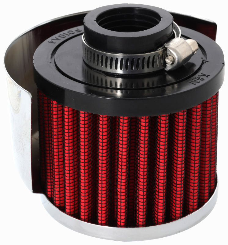 K&N 1in Flange ID x 3in OD x 2.5in Height Clamp On Crankcase Vent Filter - 62-1511