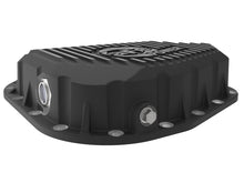 Load image into Gallery viewer, aFe POWER Pro Series Rear Diff Cover Black w/ Machined Fins Ford F-250/350 23-26 (Sterling 11.6) - 46-71490B