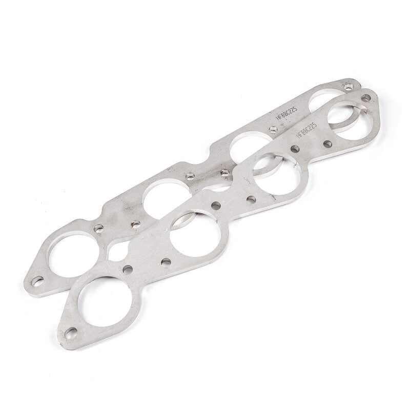 Stainless Works Big Block Chevy Round Port Header 304SS Exhaust Flanges 2-1/4in Primaries - HFBBC225