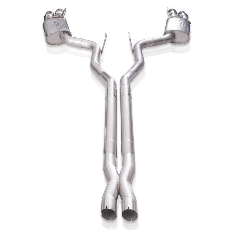 Stainless Works 18+ Ford Mustang GT Redline X-Pipe Performance Connect Cat-Back Exhaust - M18CBXPC