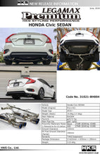 Load image into Gallery viewer, HKS LEGAMAX Premium HONDA CIVIC SEDAN FC - 31021-BH004