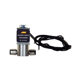 AEM Water/Methanol Injection System - High-Flow Low-Current WMI Solenoid - 200PSI 1/8in-27NPT In/Out - 30-3326