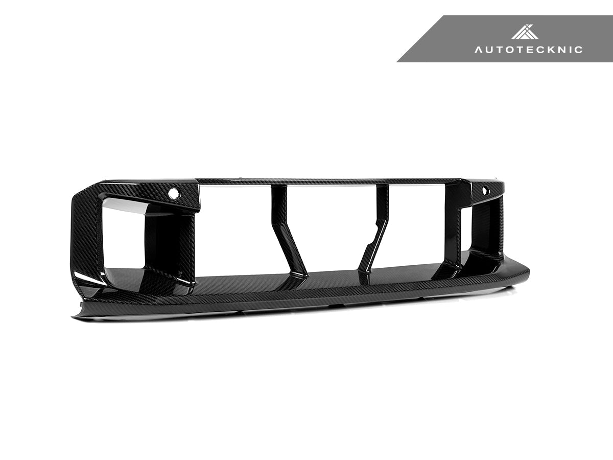 AutoTecknic Dry Carbon OEM-Spec Center Bumper Trim - BMW G87 M2