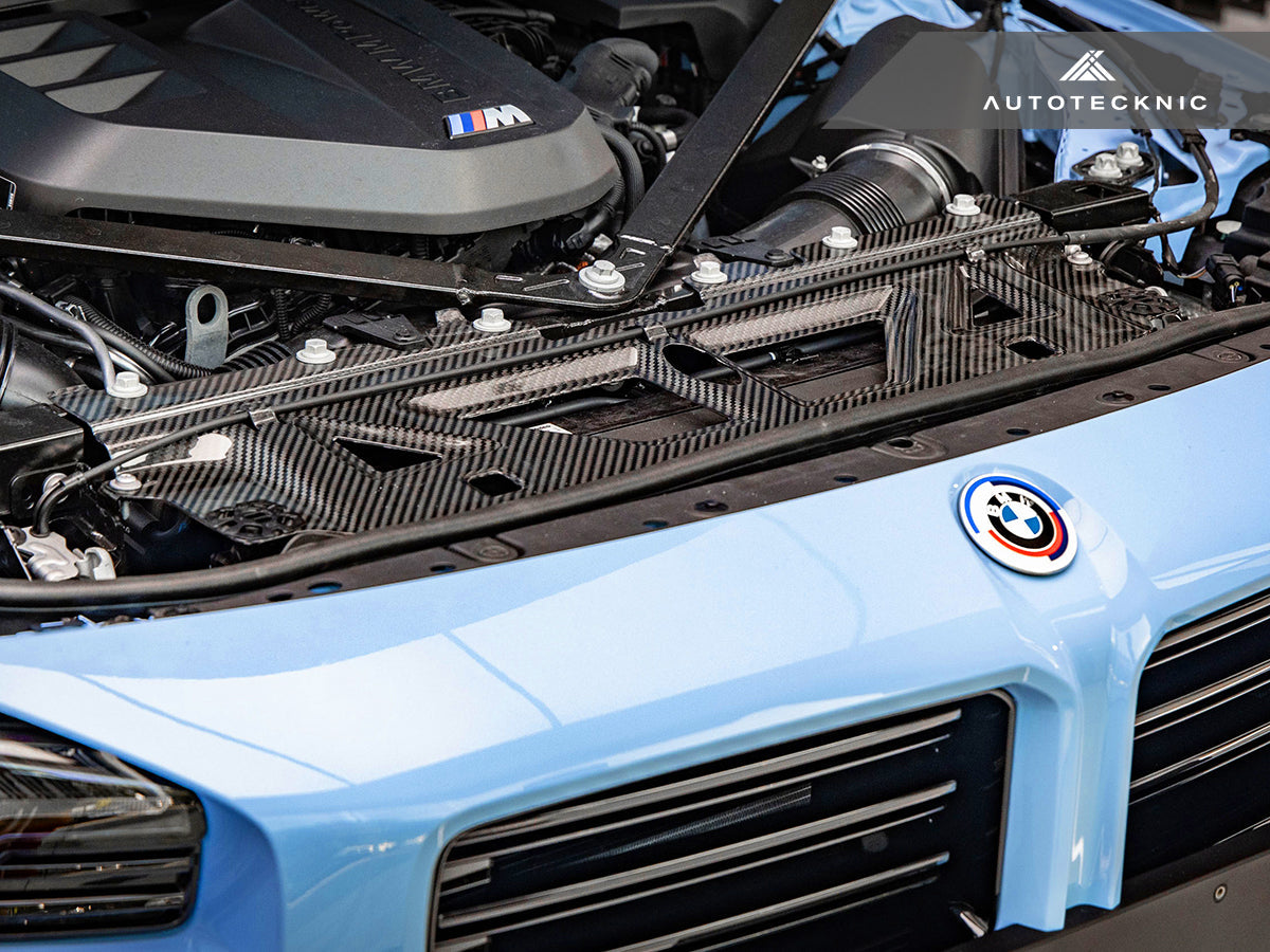 AutoTecknic Dry Carbon Fiber Cooling Shroud - BMW G87 M2