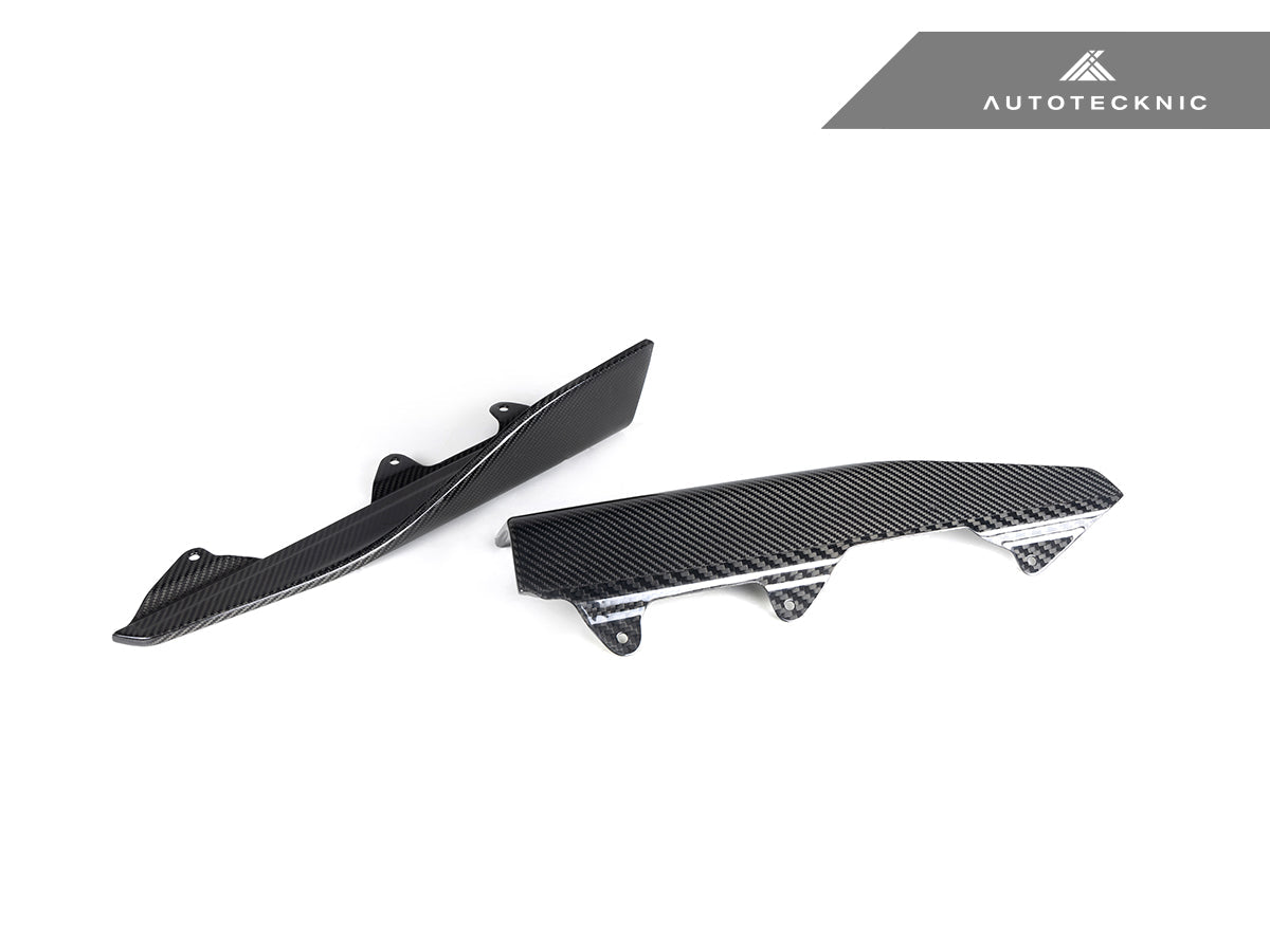 AutoTecknic Dry Carbon Side Skirt Winglet Set - BMW F87 M2