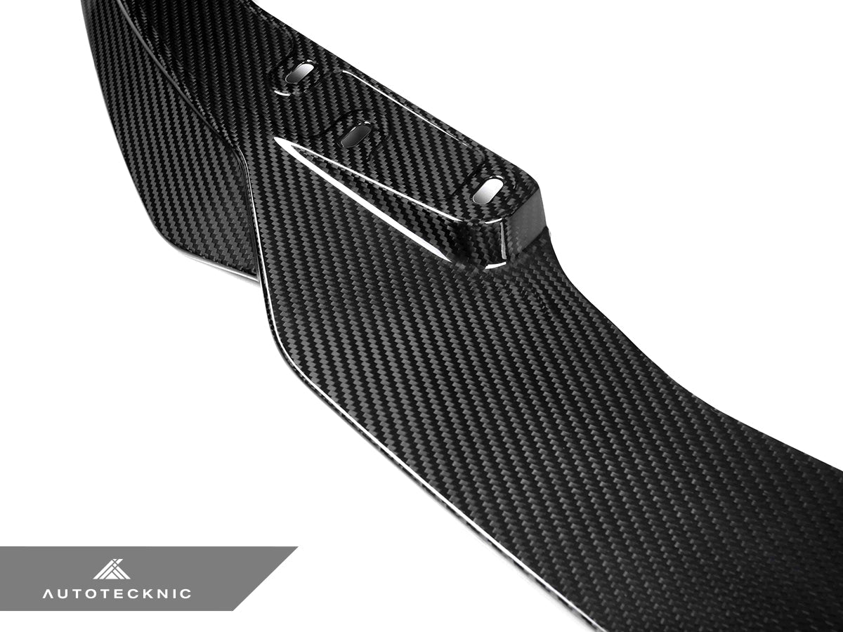 AutoTecknic Dry Carbon Performante Front Splitter Set - BMW G20 3-Series M-Sport LCI
