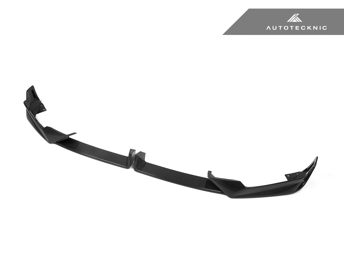 AutoTecknic Dry Carbon Front Lip Set - BMW G05 X5 M-Sport LCI