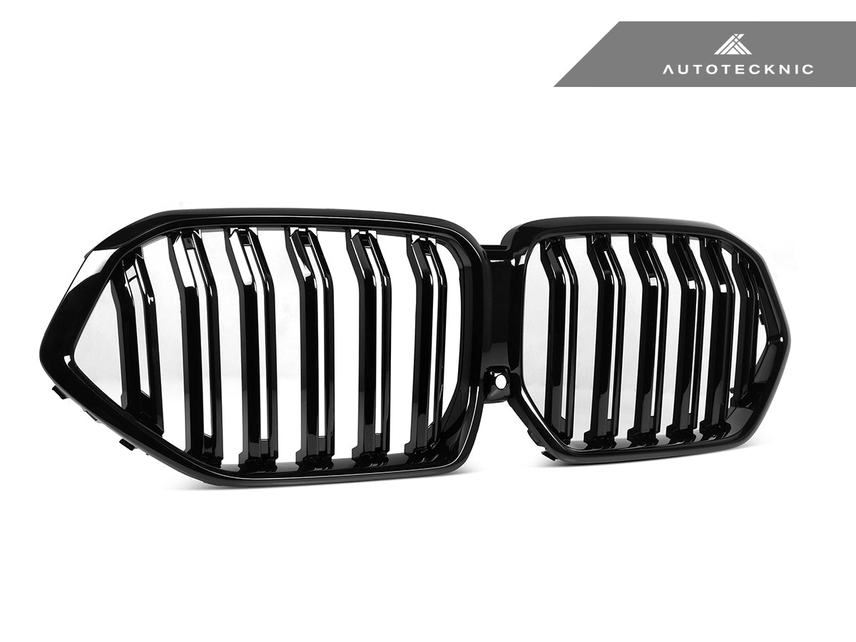 AutoTecknic Dual-Slats Gloss Black Front Grille - BMW G06 X6 LCI