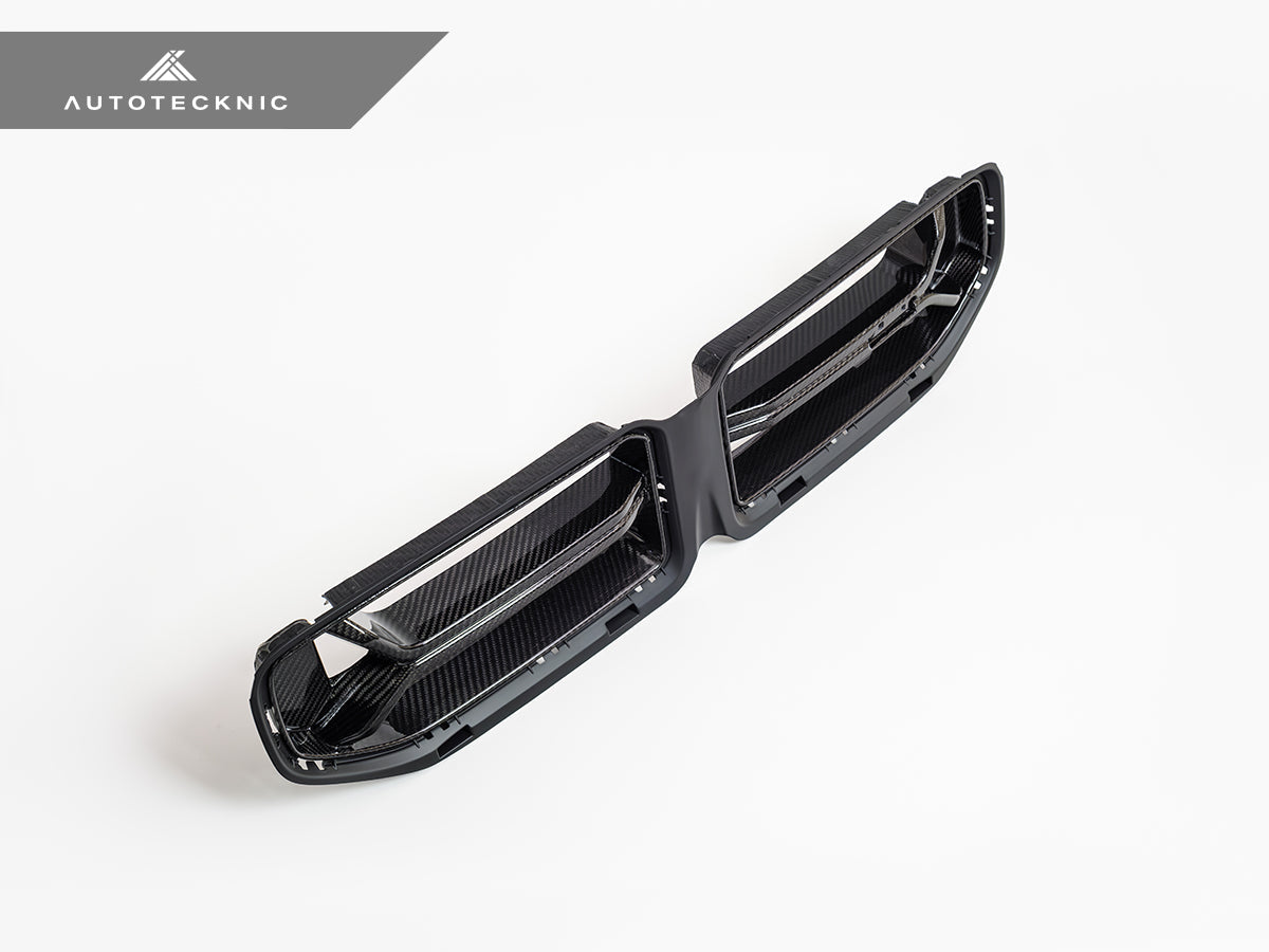 AutoTecknic Dry Carbon Corsa Front Grille - BMW G87 M2