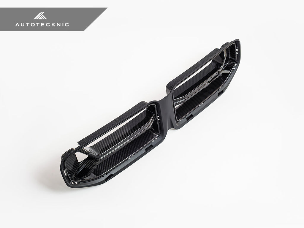 AutoTecknic Dry Carbon Corsa Front Grille - BMW G87 M2