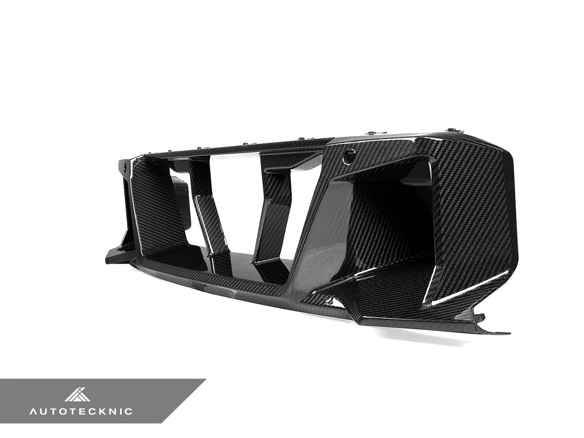 AutoTecknic Dry Carbon Corsa Center Bumper Trim - BMW G87 M2