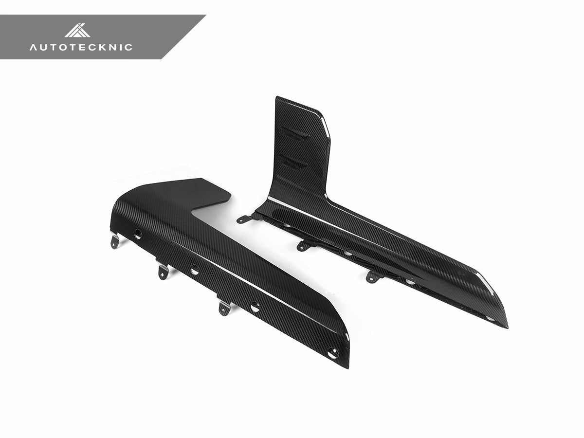 AutoTecknic Dry Carbon Side Skirt Winglet Set - BMW G87 M2