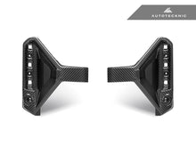 Load image into Gallery viewer, AutoTecknic Dry Carbon Rear Bumper Reflector Trim Set - BMW G87 M2