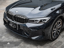 Load image into Gallery viewer, AutoTecknic Dual-Slats Gloss Black Front Grille - BMW G20 3-Series LCI