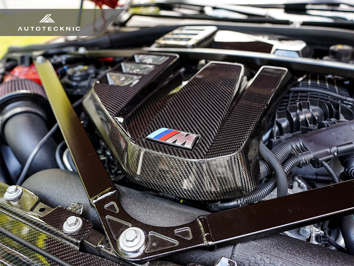 AutoTecknic Dry Carbon Fiber Engine Cover - BMW G87 M2