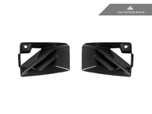 Load image into Gallery viewer, AutoTecknic Dry Carbon Corsa Front Bumper Lower Vent Set - BMW G87 M2