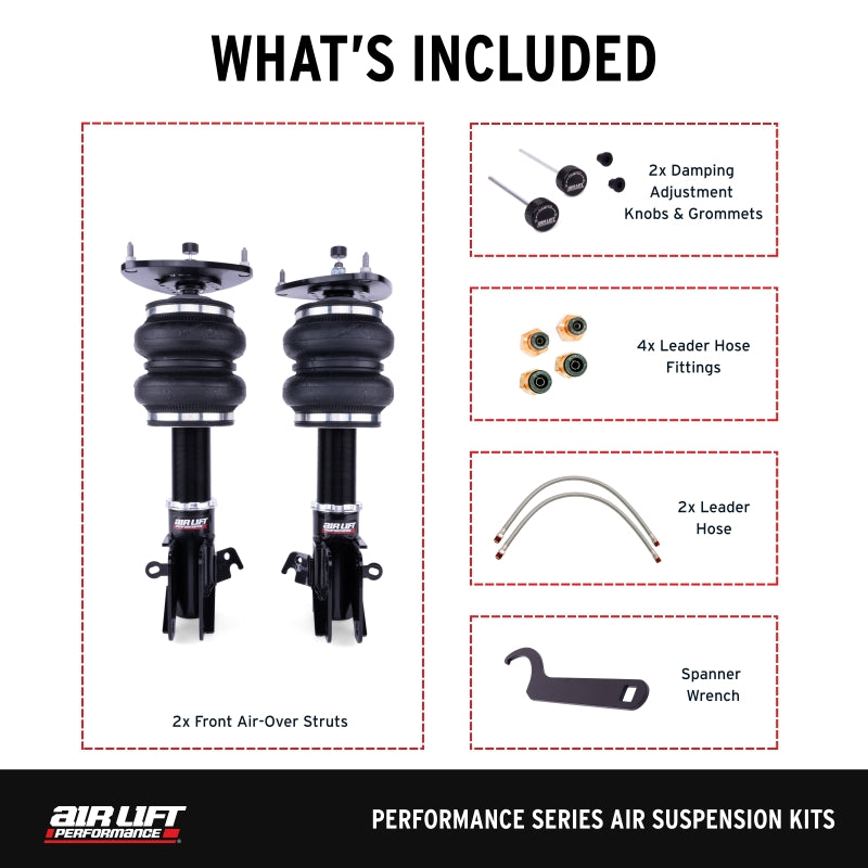 Air Lift Performance 15-21 Subaru WRX (VA) / 15-21 Subaru WRX STI (VA) Front Air Suspension Kit - 76001