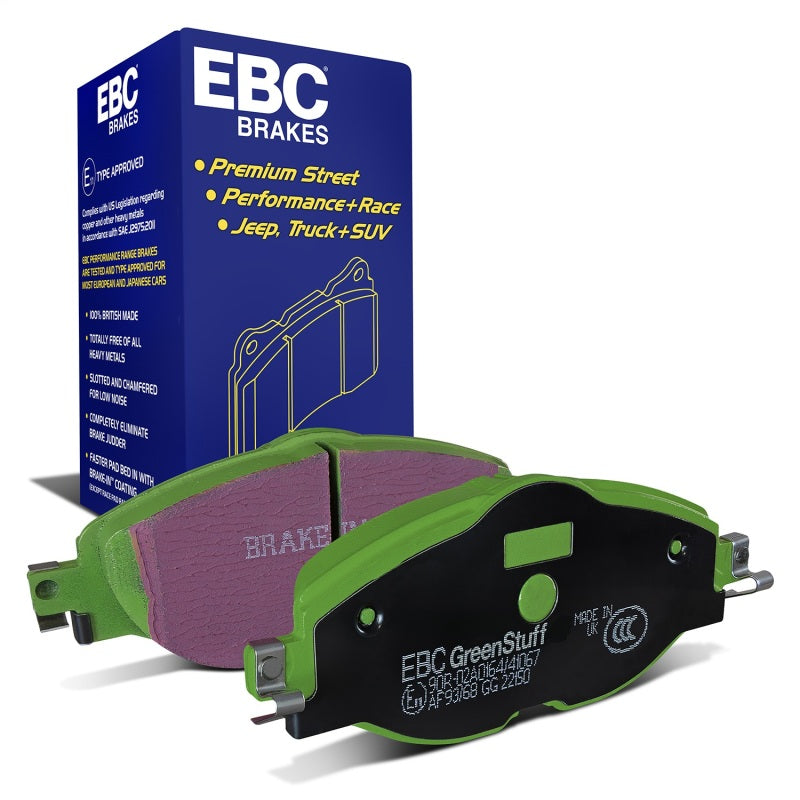 EBC 14+ Audi A3 1.8 Turbo Greenstuff Front Brake Pads - DP22150