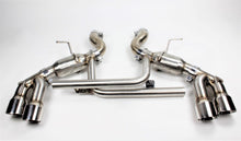 Load image into Gallery viewer, Mishimoto 2016+ Chevrolet Camaro SS Quad-Tip Pro Axle-Back Exhaust w/ Polished Tips - MMEXH-CAM8-16AQTPP