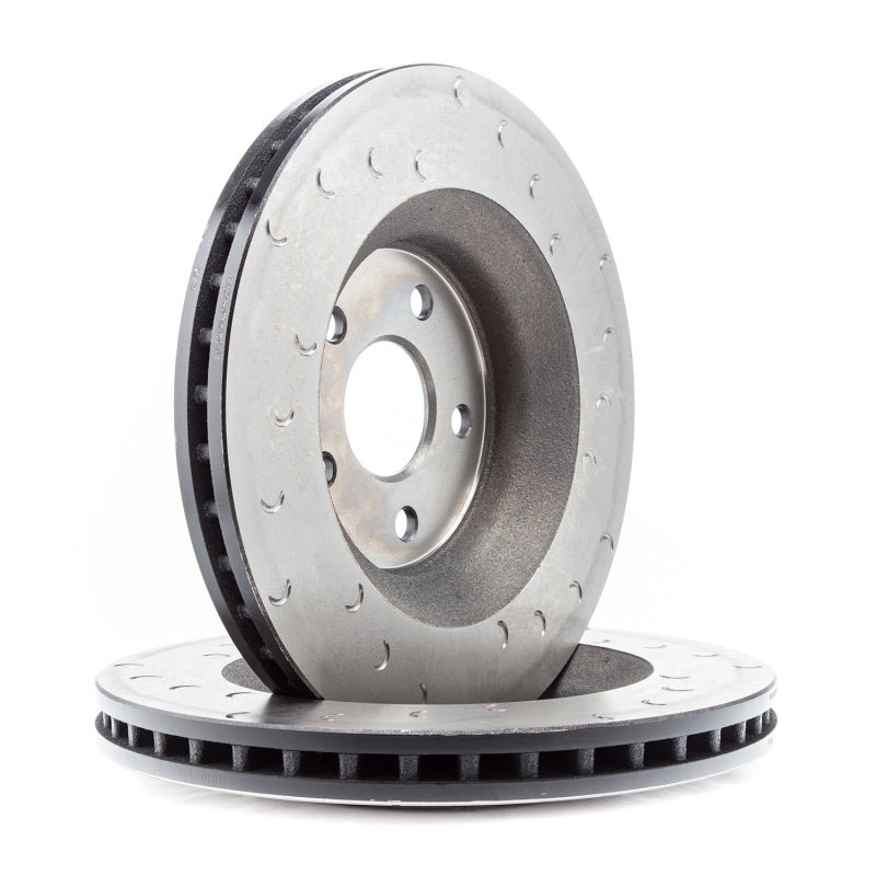 Alcon 2007+ Jeep JK 350x32mm Rotors 4-Piston Red Calipers Front Brake Upgrade Kit - ALABKF5459AX02
