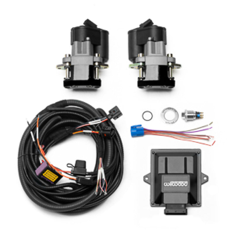 Wilwood Electronic Parking Brake Rear Retrofit Kit w/ Switch Harness - Black Powder Coat Caliper - 140-18030-BK