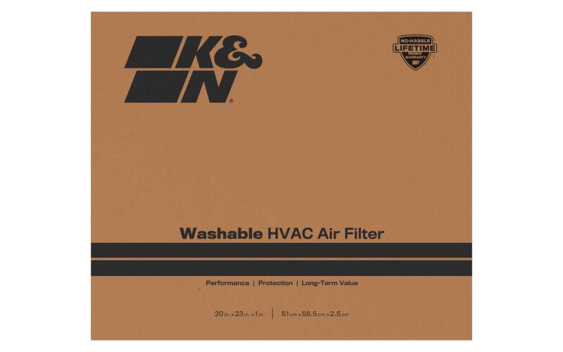K&N HVAC Filter - 20 x 23 x 1 - HVC-8-12023