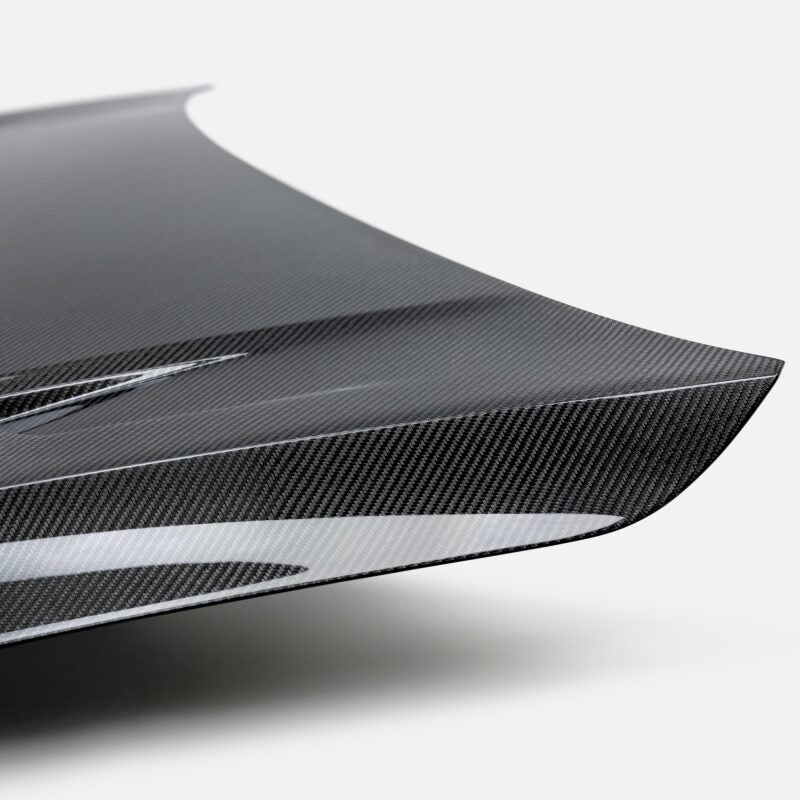 Seibon 22-23 Volkswagen Golf GTI/R TM-Style Carbon Fiber Hood - HD22VWG8-TM