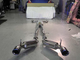Injen 09-20 Nissan 370Z Dual 60mm SS Cat-Back Exhaust w/ Built In Resonated X-Pipe - SES1989TT