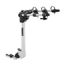 Load image into Gallery viewer, Thule Helium Pro 3 - Hanging Hitch Bike Rack w/HitchSwitch Tilt-Down (Up to 3 Bikes) - Silver - 9043PRO