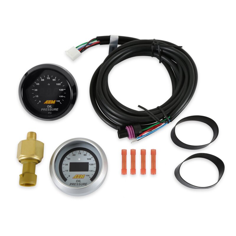 AEM 52mm Oil Pressure 150psi Digital Gauge - 30-4407
