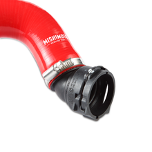 Load image into Gallery viewer, Mishimoto 15+ Ford Mustang GT Red Silicone Upper Radiator Hose - MMHOSE-MUS8-15URD