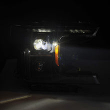 Load image into Gallery viewer, AlphaRex 18-20 Ford F-150 (Req. Conv F150 w/LED) LUXX LED Proj HL Alpha-Blk w/Actv Lt Seq Sig SB DRL - 880251