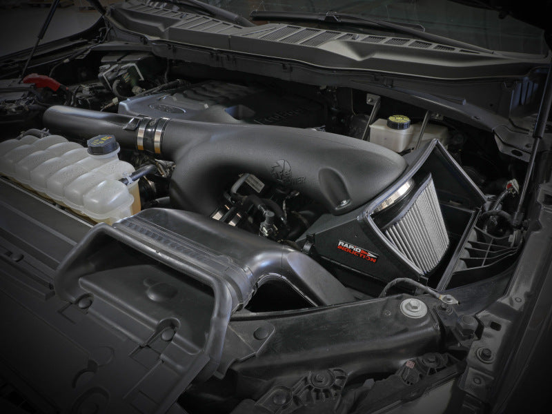 aFe Rapid Induction Cold Air Intake System w/Pro DRY S Filter 2021+ Ford F-150 V6-3.5L (tt) - 52-10010D